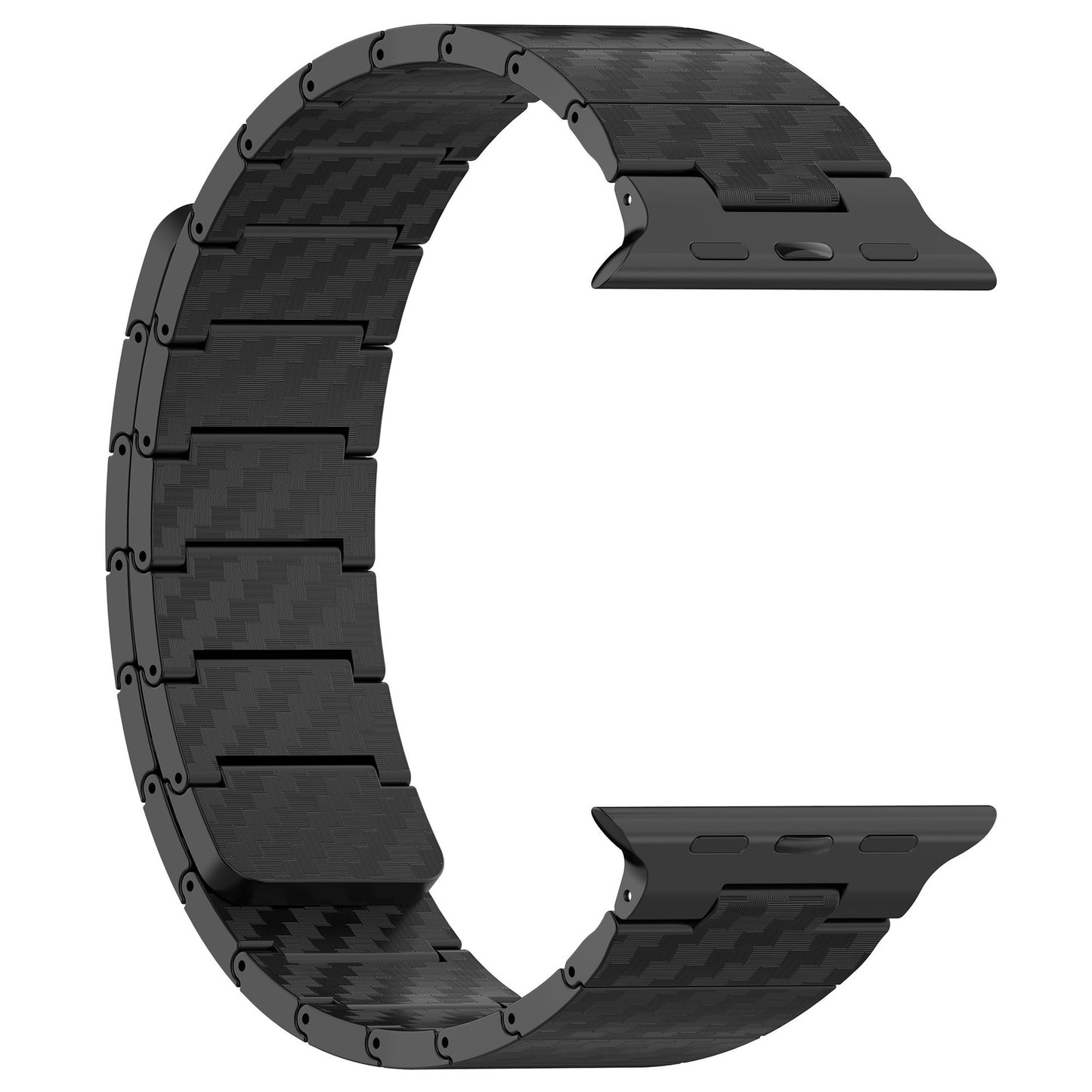 Bracelet à maillons en carbone